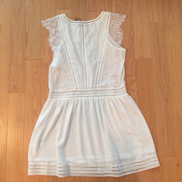 Nwt Boho White Summer Dress - Picture 3 of 13